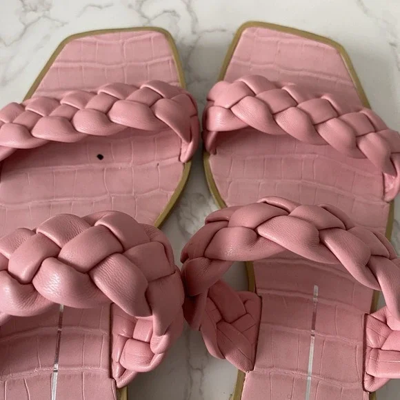 Dolce Vita Sandals Slides Sz 8 Pink Padded‎ Resort Summer - Picture 6 of 12